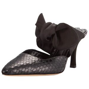 🆕 the row snakeskin coco 75 bow mules